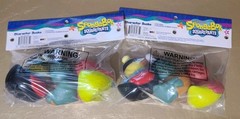 SPONGEBOB LOT OF 2 BAGS OF CHARACTER DUCKS PATRICK, SQUIDWARD, BARNACLE BOY NEW