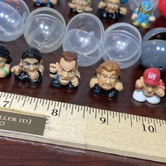 Lot 42 WWE WWF ECW WCW Mini Squinkies Wrestling Figures Tiny 0.75″ Tall CENA BAG