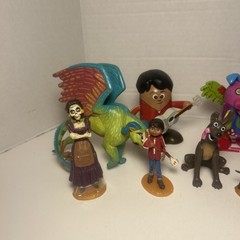 Disney Store Pixar Coco Figure Lot 11 Figures Shufflerz / Toppers, Large Mix