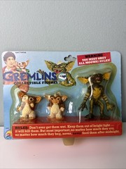 Gremlins Collectible Figure Set Gizmo Stripe Original Manufacture Rare 1984