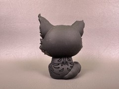 Warrior Cats Darkstripe Series 4 PVC Mini Figure Black Red Yellow Eyes Toy