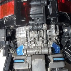Transformer Nemesis Optimus Prime Black Silver Blue Complete Description 8 Inch
