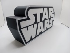 Retro Star Wars the original logo lightbox sign for vintage Star Wars display