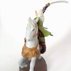 Japanese Samurai Figure Set 4pc Sengoku Warlords Nobunaga Shingen Kenshin Toy