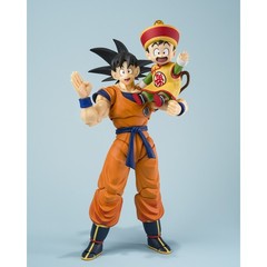 Bandai S.H.Figuarts Son Goku & Son Gohan -Kid- & Kintoun -Exclusive Edition-