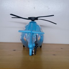Disney Pixar Cars THE KING Dinoco Helicopter Sounds & Movement Toy 14″x7″ Works!