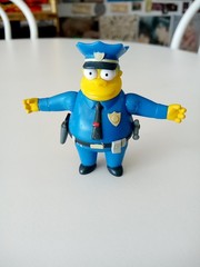 Jakks Pacific 20th Century Fox the Simpsons Chief Wiggum Action Figure 2.5-inch