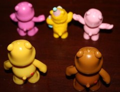 Lot 5 Care Bears Figures 4 X Just Play TCFC W Sweet Sakura & 1983 2.5″ Birthday