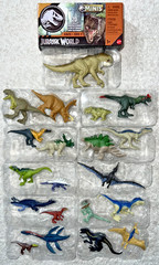 JURASSIC WORLD MINIS SERIES 3 COMPLETE SET OF 20 **NEW LOOSE**