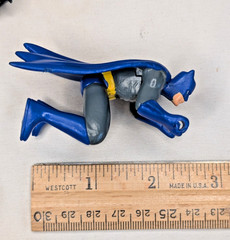 BATMAN Dark Knight PVC & Figure Lot x11 Batcycle Rider Hallmark Wheelies BTAS
