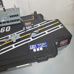 Vintage 2001 Hasbro GI Joe USS Saratoga Aircraft Carrier w/ 8 Planes NOT WORKING