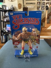 WWE SUPERSTARS LJN HULK HOGAN RETRO ACTION FIGURE BLUE CARD MOC