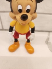 Vintage Mickey Mouse 5.5″ Tall Walt Disney Production Figure Toy Rubber Face