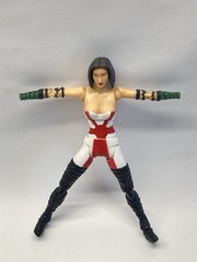 Shocker Toys Kabuki Assassin Figure Broken With Some Accessories Maxx Series