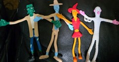C-P inc Flat RARE Halloween bendable Collection 1960’S NOT AVAILABLE ANYWHERE!