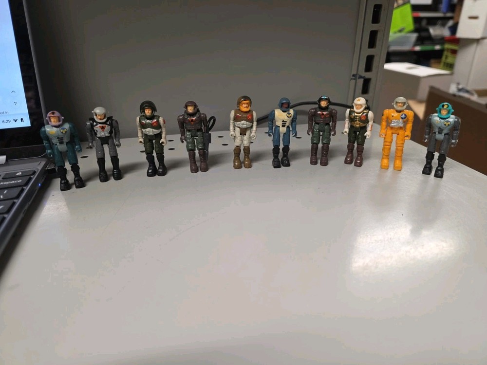 VTG 1986 Coleco Starcom Action Figures Lot Of 10