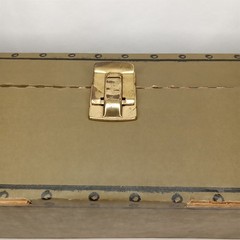 Vintage 1966 Hasbro G.I. Joe Cardboard Foot Locker Name Rank Serial Number Field