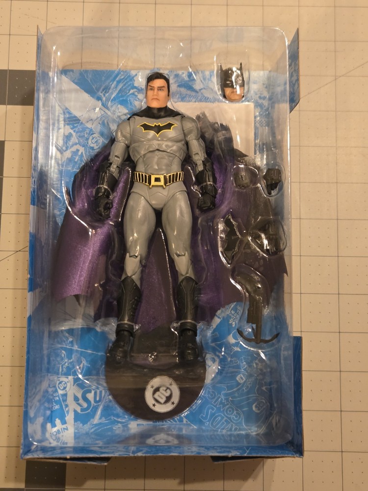 DC Mcfarlane Multiverse Batman Rebirth #1 Gold Label Unmasked