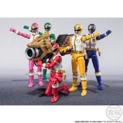 SHODO SUPER Gosei Sentai Dairanger Figure Set of 6 pieces BANDAI 3.9 in Limited