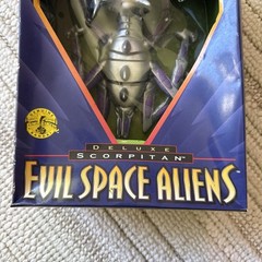 SCORPITAN Power Rangers Evil Space Aliens Deluxe Figure Bandai 1995 SEALED READ!