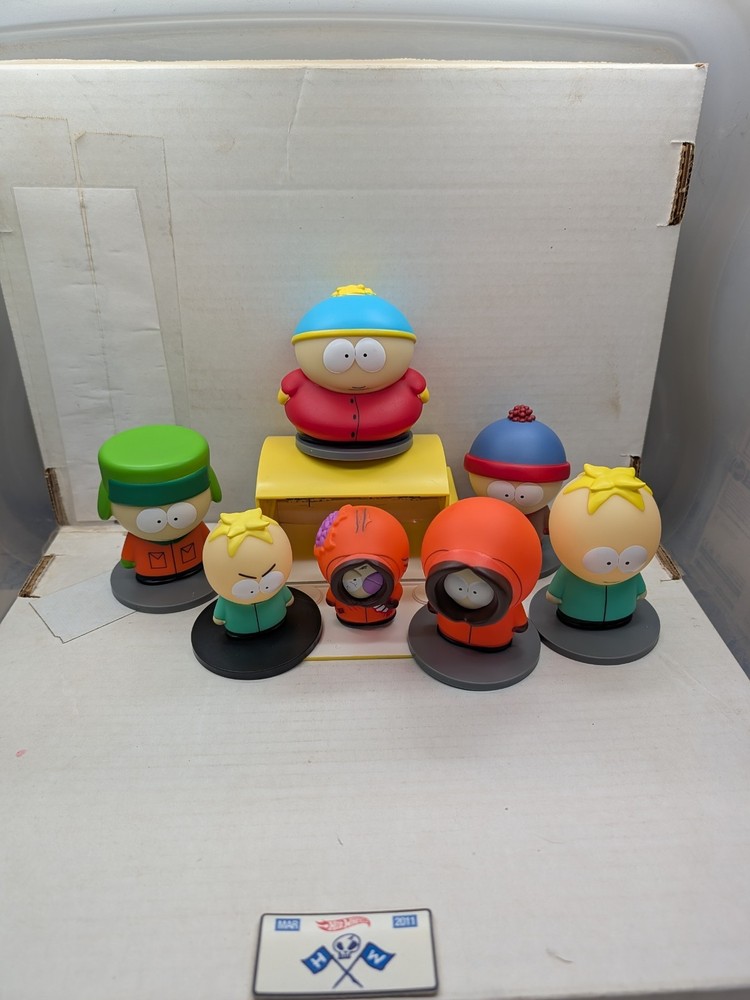 SOUTH PARK LOT Of 7 w/ BUS DEAD KENNY CARTMAN STAN KYLE BUTTERS Culture Fly