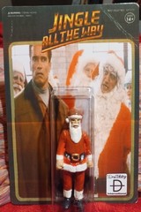 Jingle All The Way Arnold Schwarzenegger as Santa display only art action figure