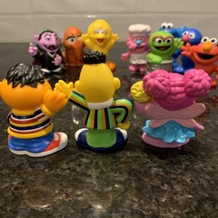 Sesame Street Workshop Lot Of 11 Figures 3” Tall Hasbro 2013-2021 EUC