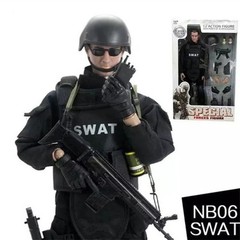 1/6 Scale SWAT Soldier 12” Military Action Figure Toy