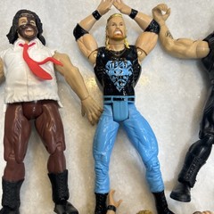 Lot Of 15 Wrestling Figures Mixed Different Years & Collections 90’s & More