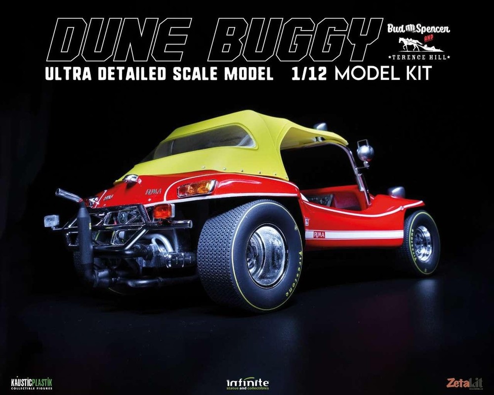 Bud Spencer Terence Hill Model Kit 1/12 Scale Dune Buggy 30 Cm Infinite Statue