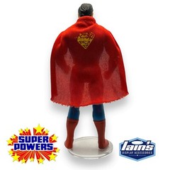 20 x Vintage Super Powers Action Figure Stands – Clear (T2c)