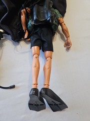 GI Joe Vs. Cobra Spy Troops 12″ Air Assault Barrel Roll Parachute Figure. 1994