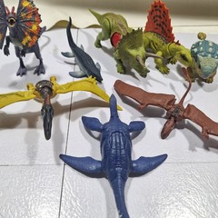 JURASSIC WORLD / PARK Mattel LOT of 8 Figures BARYONYX Carnotaurus STEGOSAURUS