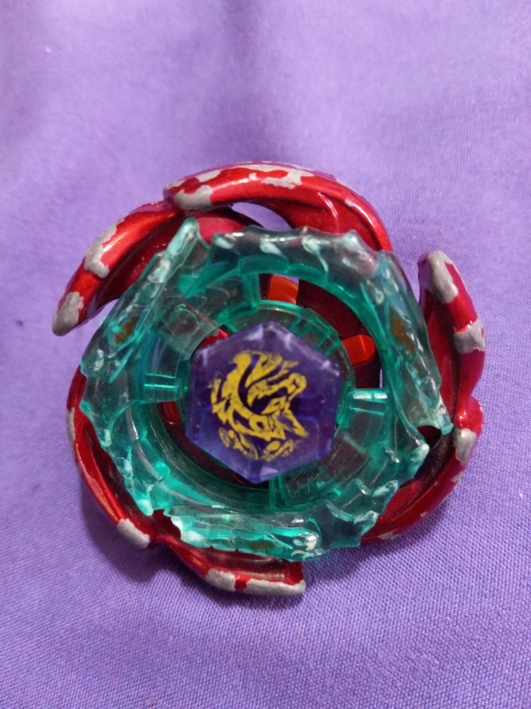 Beyblade METAL FUSION TOMY DARK RED CLEAR GREEN PURPLE BATTLE TOY