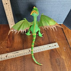 Spin Master How to Train Your Dragon 2010 DEADLY NADDER Green Action Figure