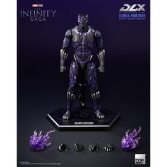 Threezero Marvel Infinity Black Panther Kinetic Energy Charged DLX Action Figure