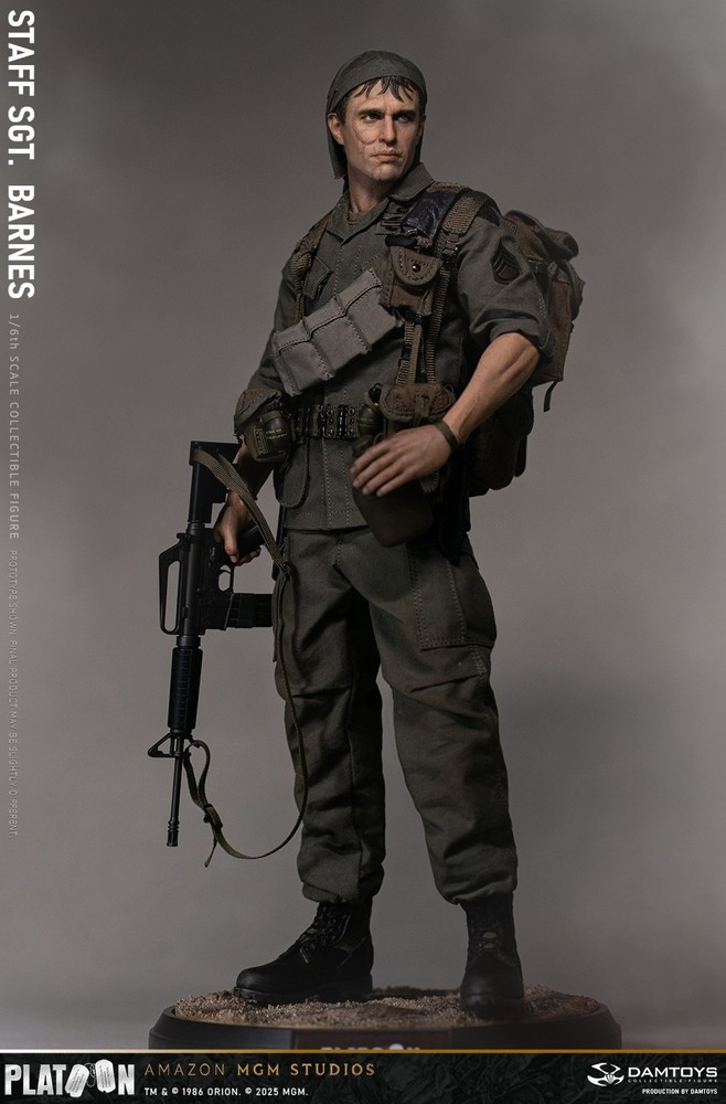 Pre-Sale DAMTOYS DMS045 1/6 Platoon Staff Sergeant Barnes Action Figure Model