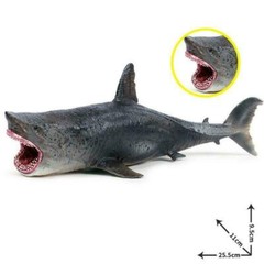 Megalodon Meg Model Figure Jaws The Great White Shark Ocean Animal Toy Collector