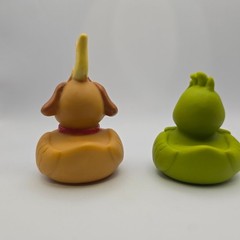 Dr. Seuss™ The Grinch & Max Rubber Duck 2pc Set Jeep Ducking FAST US Shipper