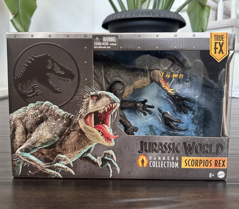 Jurassic World Hammond Collection SCORPIOS REX Dinosaur Figure BRAND NEW IN HAND