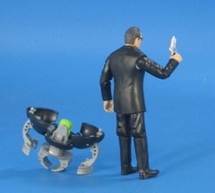 2012 Men In Black Agent K 4″ Action Figure Loose Complete MIB 3 Galactic Racer