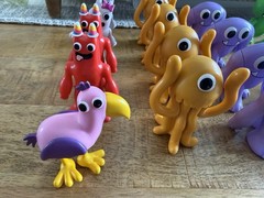 Garten Of Banban Mini Figure Lot Of 17 Josh, Fiddles, Flin, Banberina Etc