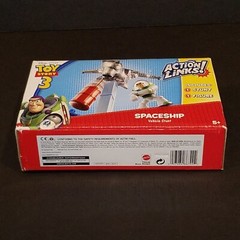 2009 Toy Story 3 Action Links Spaceship Vehicle Stunt w/ Buzz Lightyear Figure