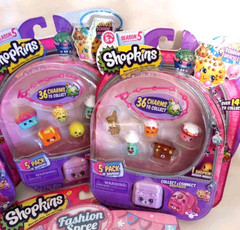 Shopkins Collectible Doll Toy Accessory Mixed Lot New Unopened Season 5 4 Items