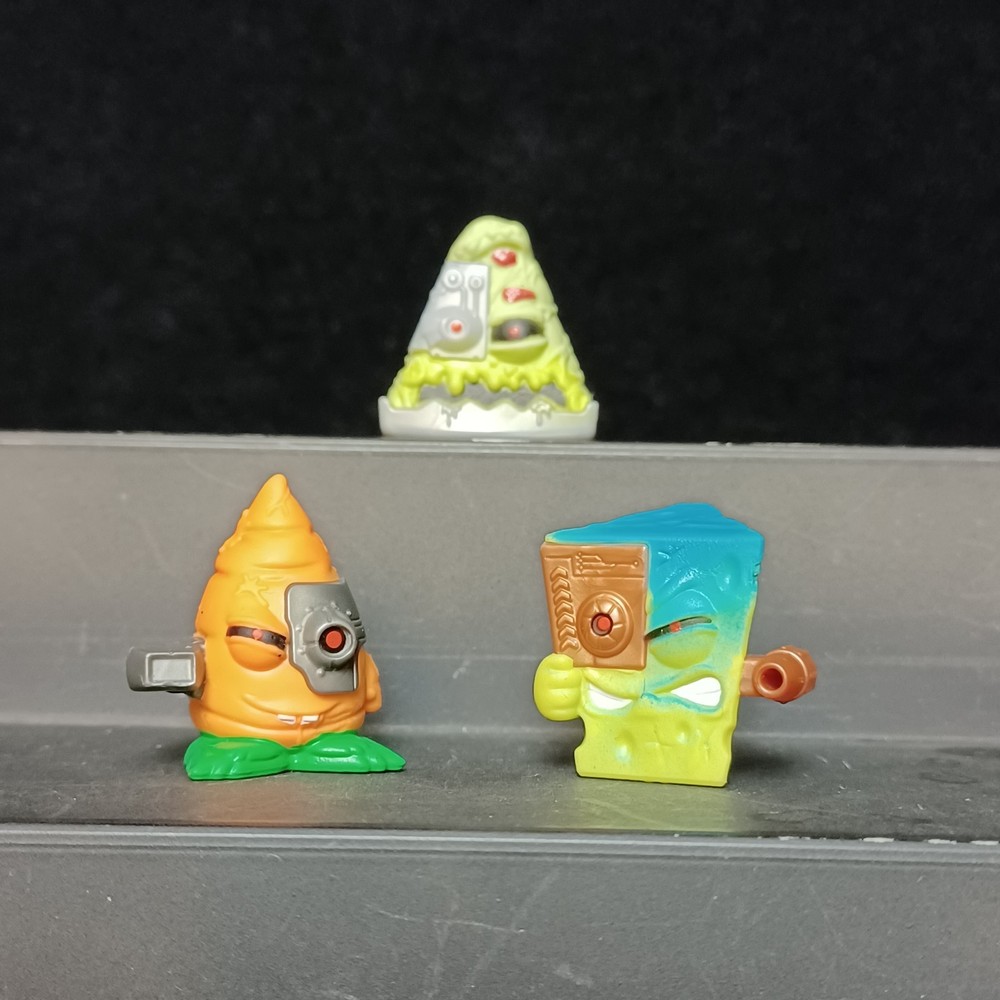 Moose Toys Grossery Gang Time Wars 3 Lot Stinky Chesse Bot Carrot Slop Bot #3