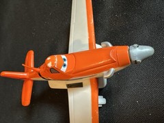 Disney Planes Pull & Fly Strut Jet Stream Dusty By Mattel X9506
