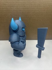 Mini PEKKA Figurine Detachable Sword – Clash Royale 3D Printed Toy Kids & Teens
