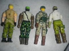 1980s 1990s G.I. GI Joe Accessories Weapons Action Figures Vintage ARAH 3.75 Lot