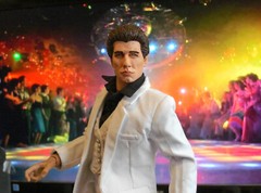 JOHN TRAVOLTA 1/6 Custom Figure SATURDAY NIGHT FEVER LP cd dvd era DOLL