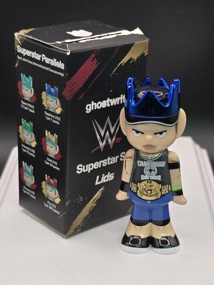 NEW Lids Exclusive WWE John Cena Ghostwrite Sapphire /50 WWE CHAMPIONSHIP 🔥🔥